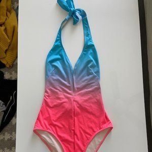 Solid & Striped Ombre Swimsuit